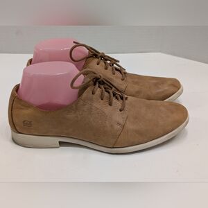 Born Women's 9 Passi Derby Oxford Brown Leather Casual Low Dress Shoes Lace Up